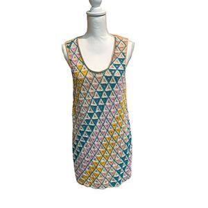 Walter Baker Colbie Dress, Vera Cruz‎ Beading New With Tags Size XL Party